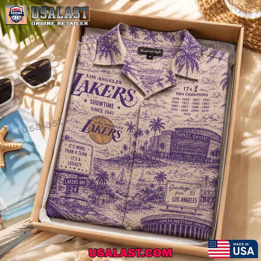Los Angeles Lakers Tropical Vibes Hawaiian Shirt