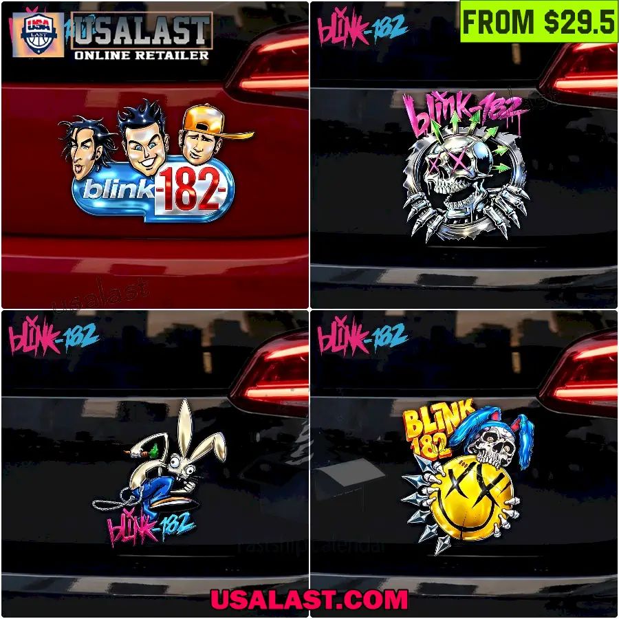 Blink-182 Edition Car Name Badge New Style