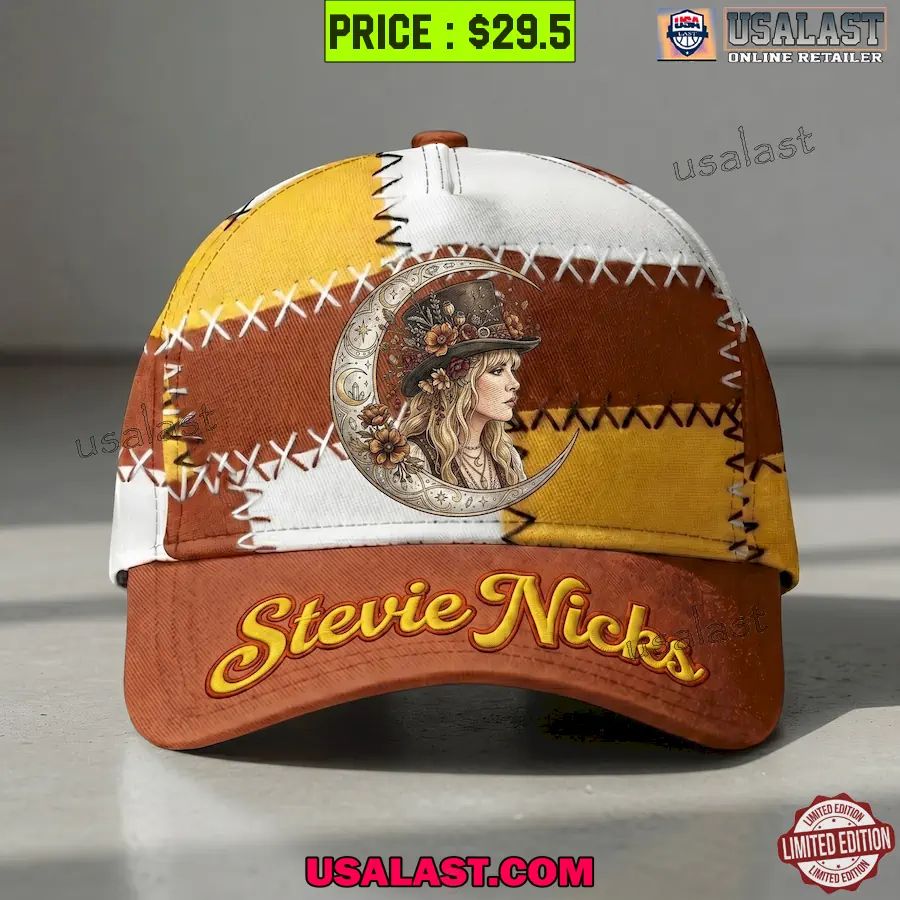 Stevie Nicks Patchwork Style Adjustable Hat