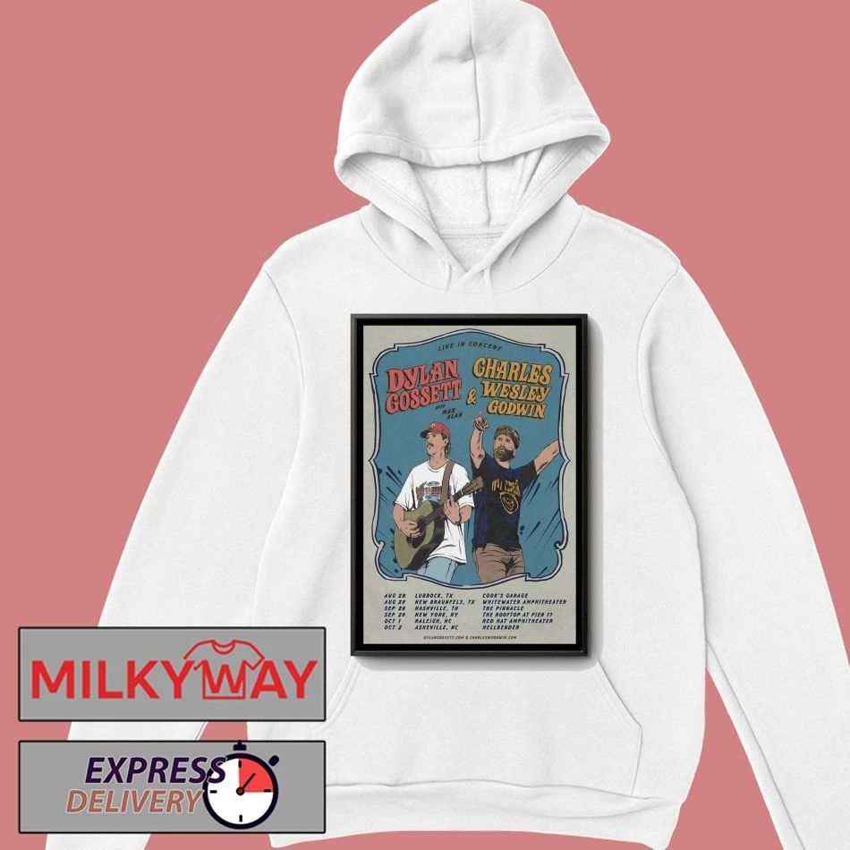 Dylan Gossett And Charles Wesley Godwin 2026 Tour Poster shirt