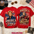 Barry Manilow Us 250th Anniversary 3D Tee Shirt