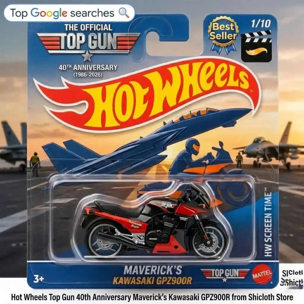 Wheels Top Gun 40th Anniversary Maverick’s Kawasaki GPZ900R