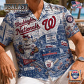 Washington Nationals Vintage Tropical Hawaiian Shirt
