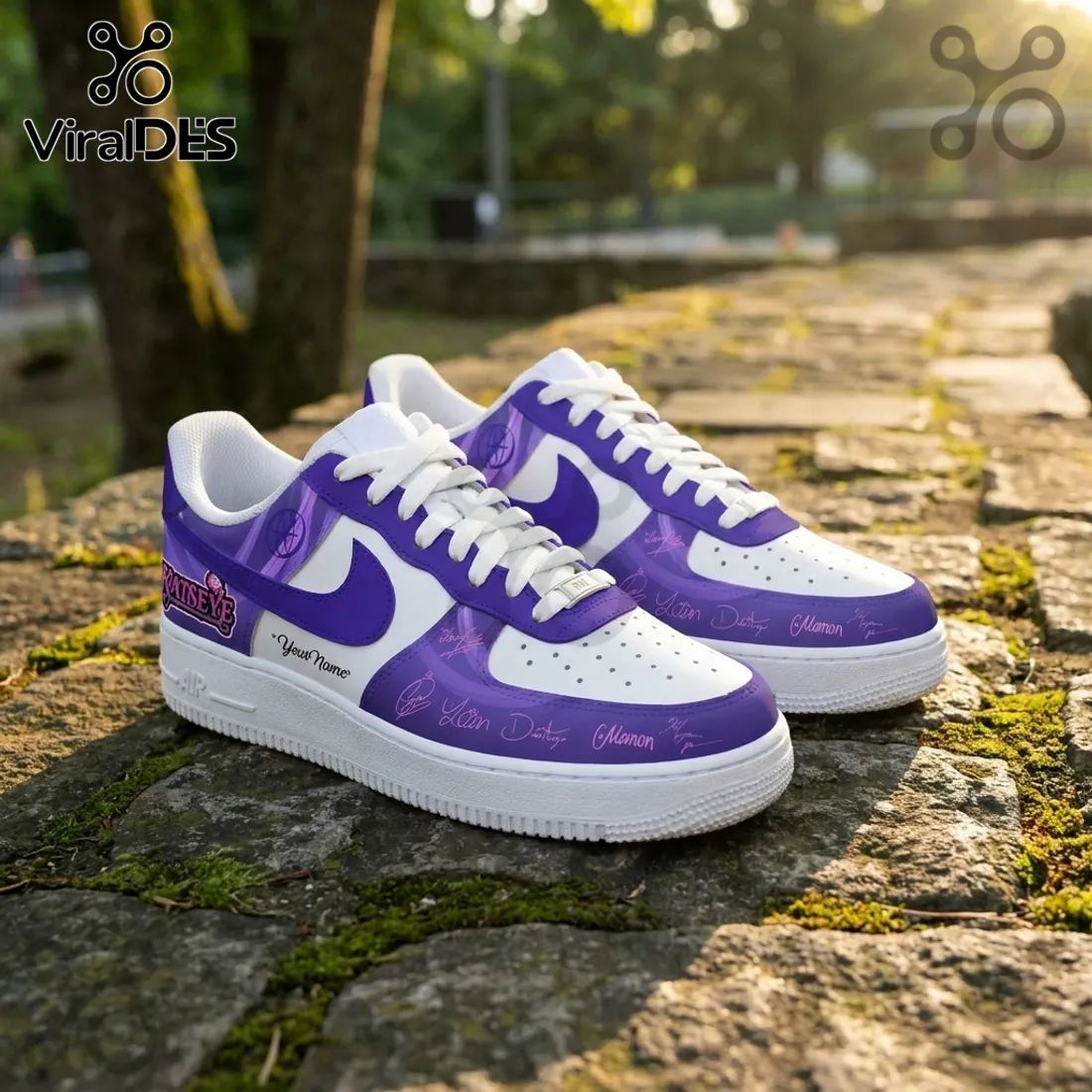 K-Pop KATSEYE The Wildworld Tour Air Force 1 Sneakers