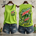 Mountain Dew Neon V-Neck Tank Top