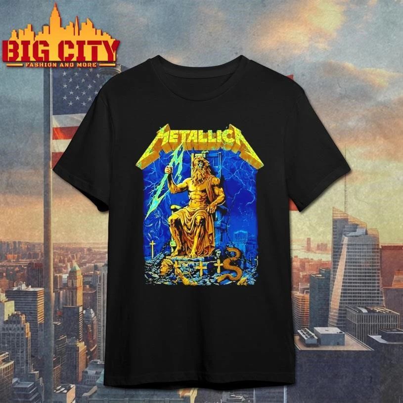 Metallica M72 Athens 2026 Main Show Poster For Greece Cover Zeus Electric Chair At Olympic Stadium On Saturday May 9 2026 Shirt