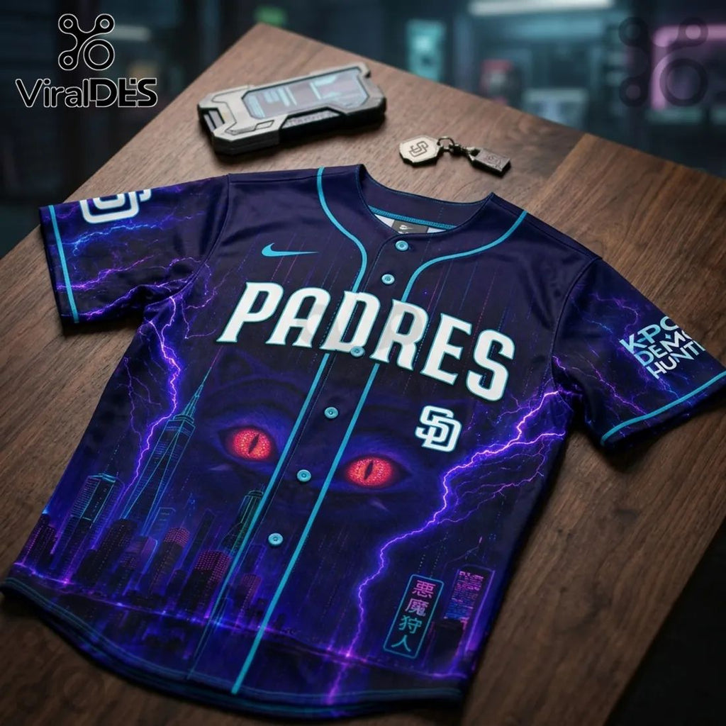 San Diego Padres KPop Demon Hunters Night Jersey