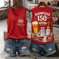 Budweiser 150th Anniversary V-Neck Tank Top
