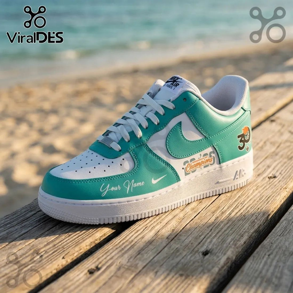 New York Liberty 2026 Champions Custom Name Air Force Sneakers