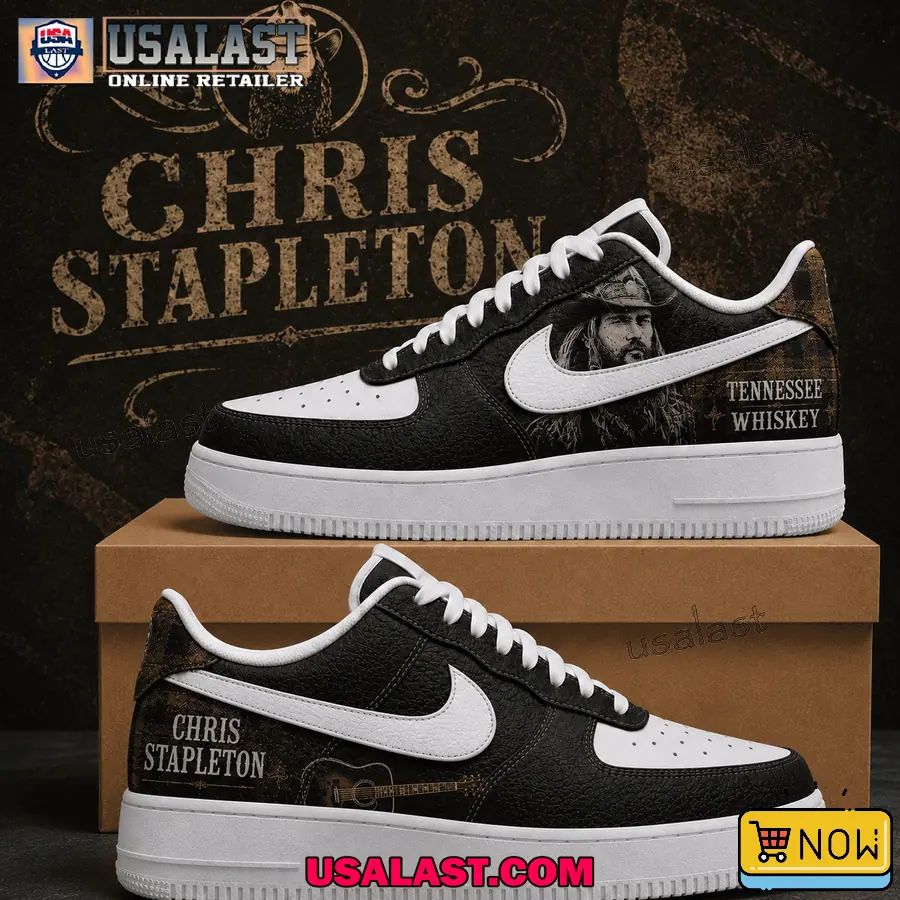 Chris Stapleton Tennessee Whiskey Air Force 1 Sneaker Shoes