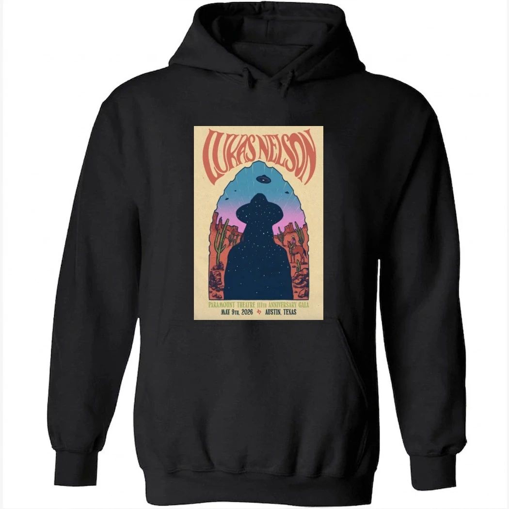Lukas Nelson May 9 2026 Paramount Theatre, Austin TX Poster Shirt