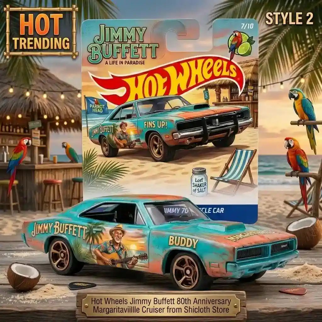 Wheels Jimmy Buffett 80th Anniversary Margaritaville Cruiser