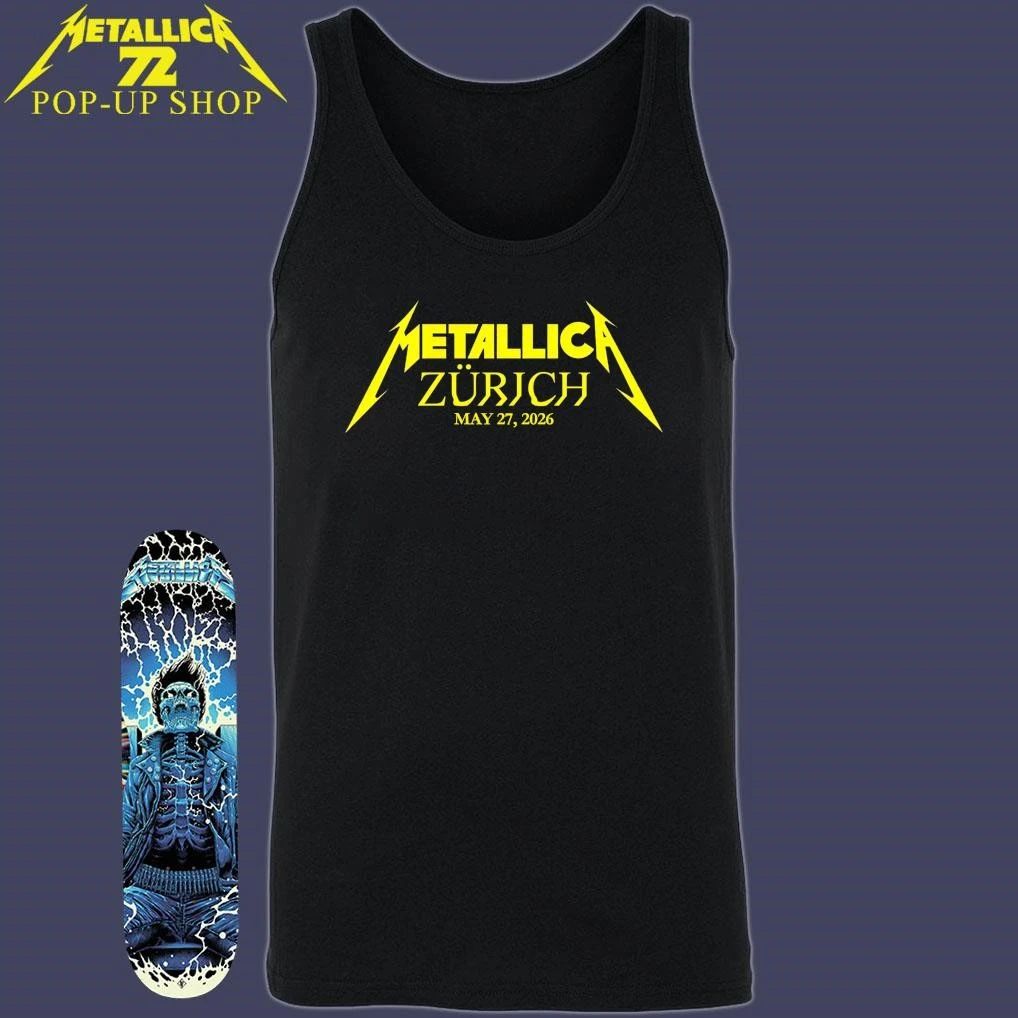 Metallica M72 Zürich 2026 Switzerland T-Shirt
