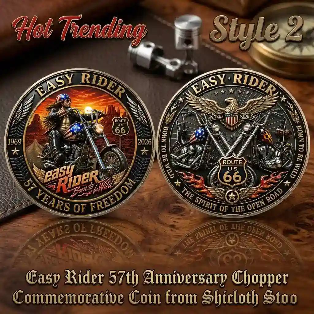 Easy Rider 57th Anniversary Chopper Commemorative Coin
