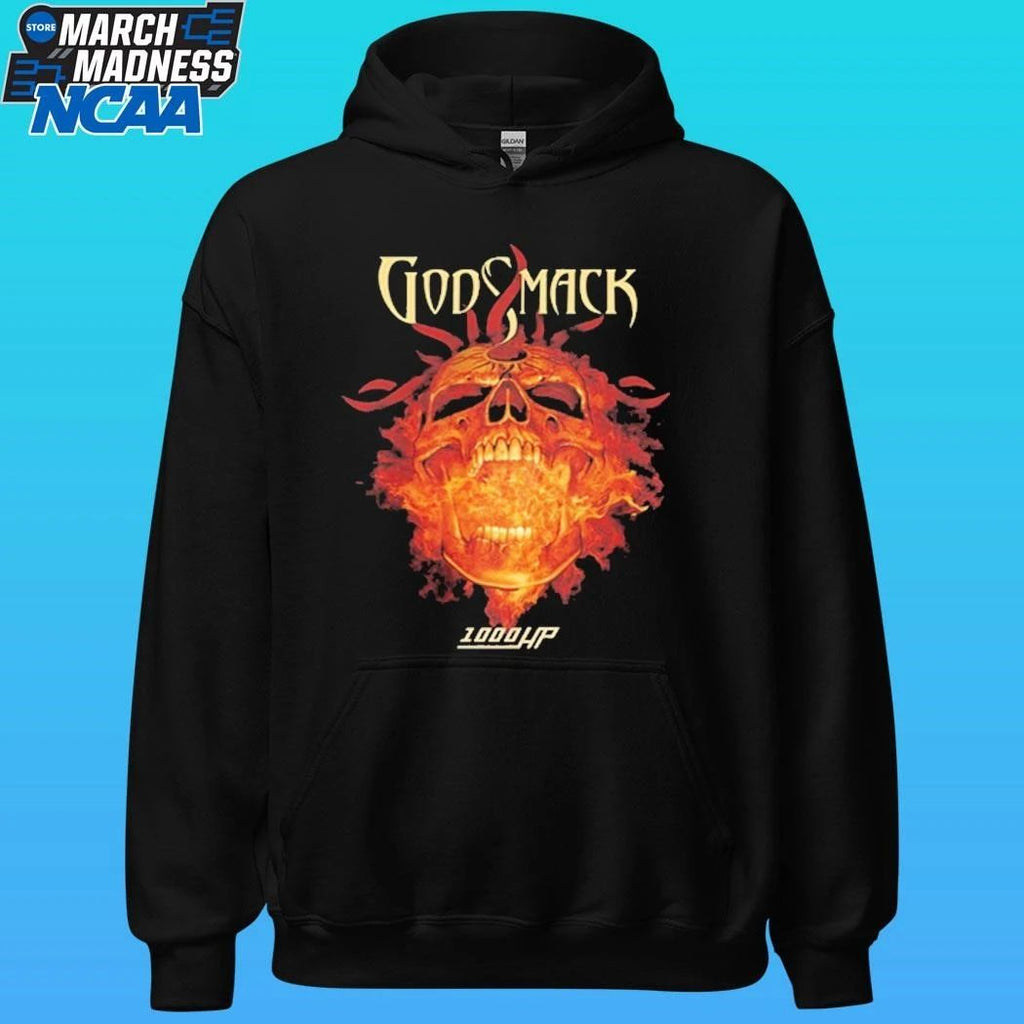 Godsmack 1000hp Skull Flames Shirt