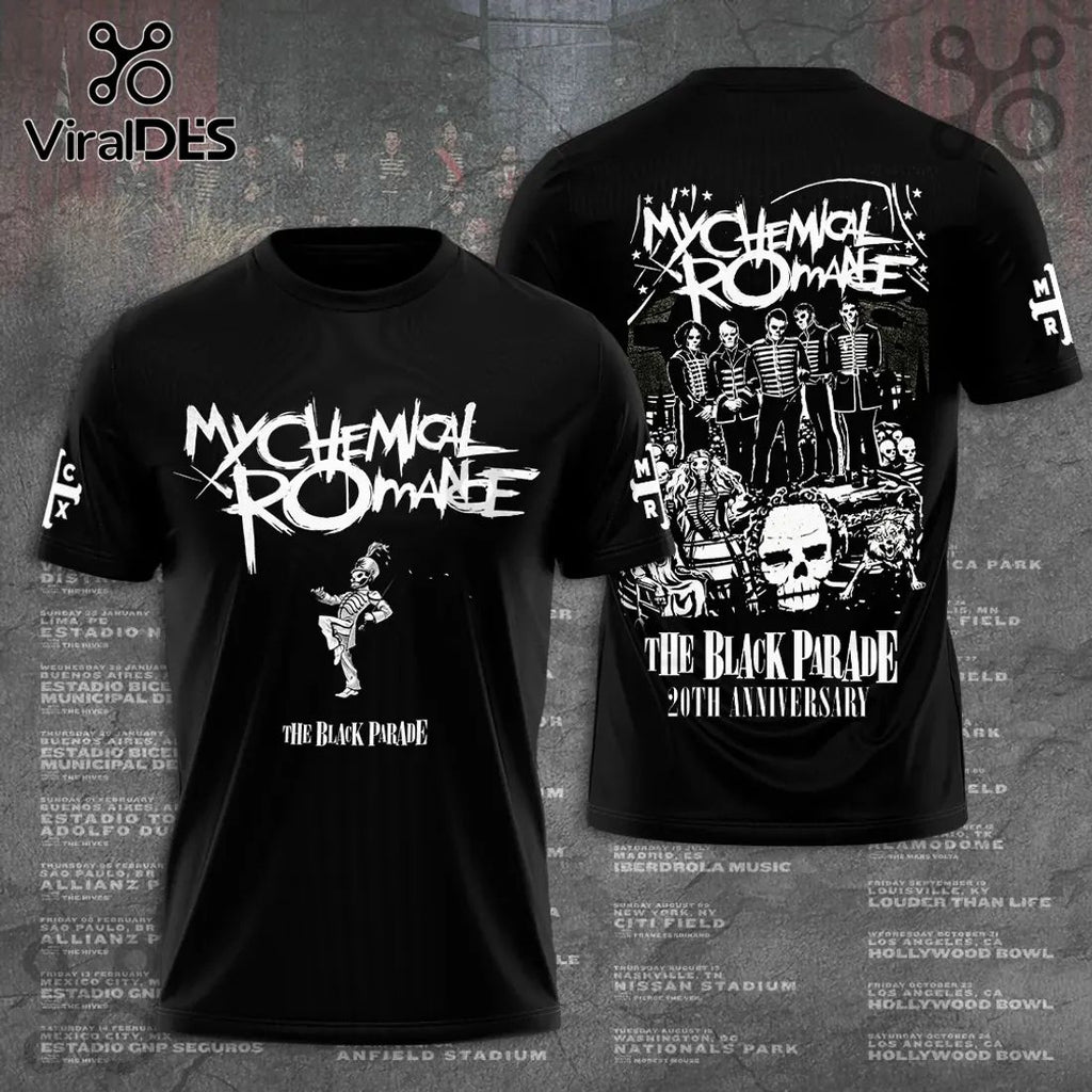 My Chemical Romance The Black Parade 20th Anniversary Premium Graphic T-Shirt