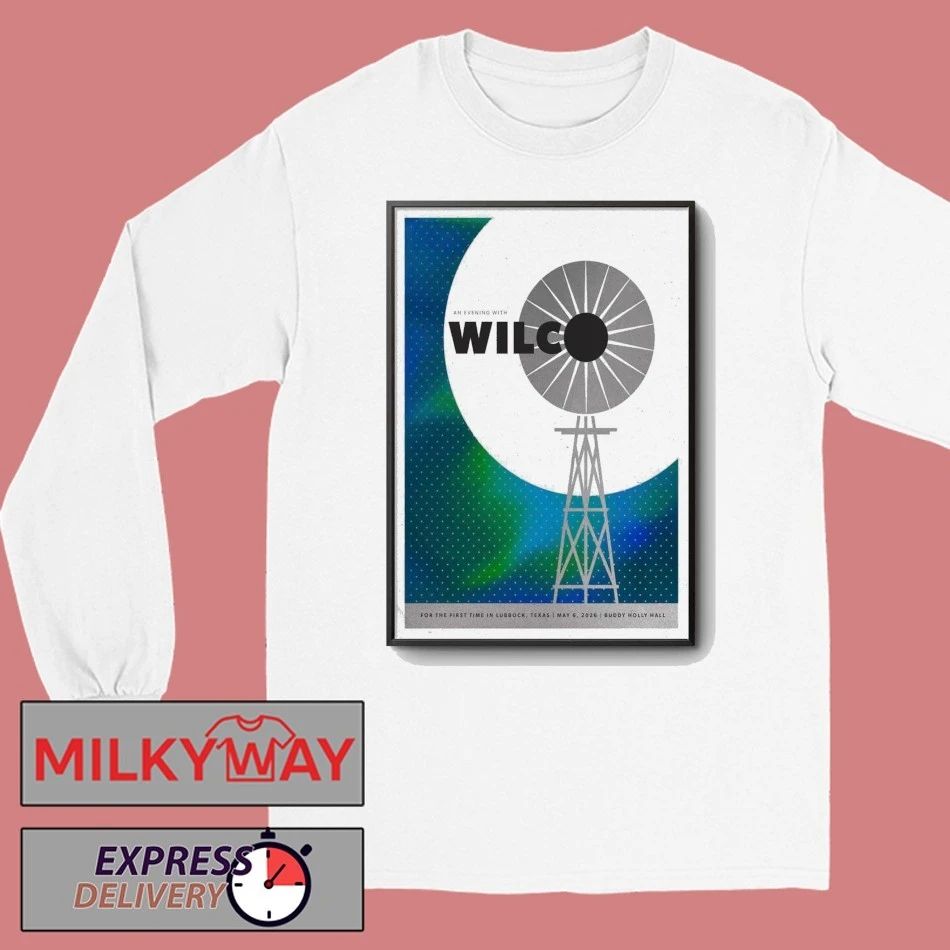 Wilco May 6 2026 In Lubbock TX Poster shirt