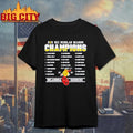 Funny Sooners softball B2B SEC Regular Season Champions player names shirt
