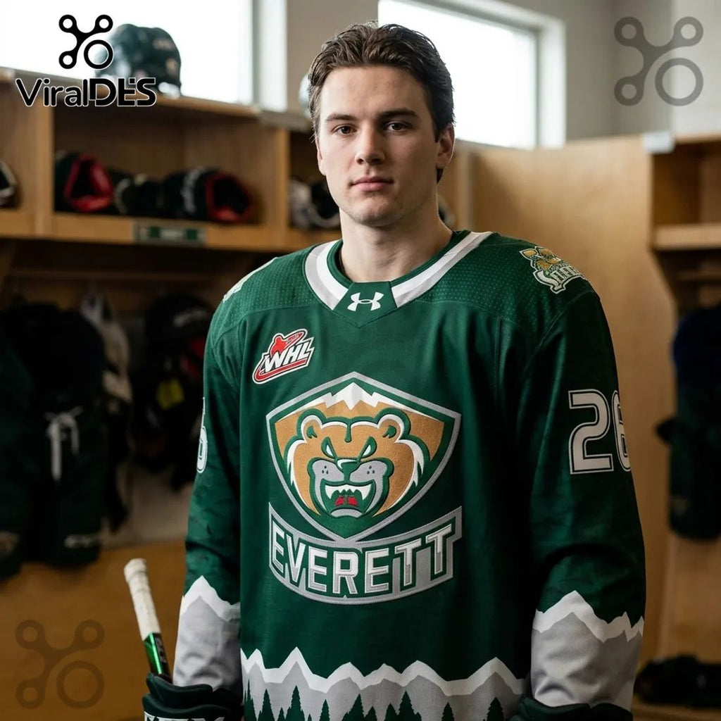 Everett Silvertips WHL Champions Limited Edition Hockey Jersey