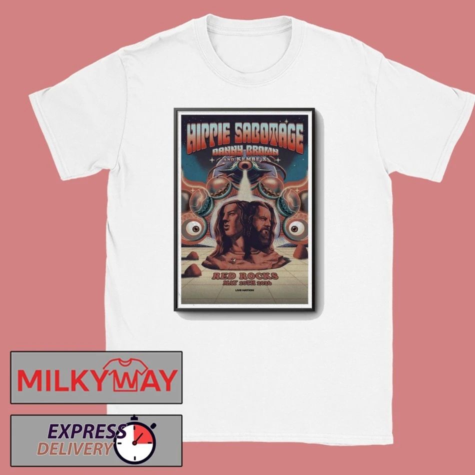 LIMITED Poster Hippie Sabotage Red Rocks May 10 2026 shirt