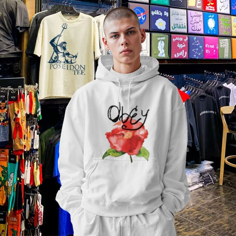 Urban Outfitters Obey Watercolor Poppy T-shirt