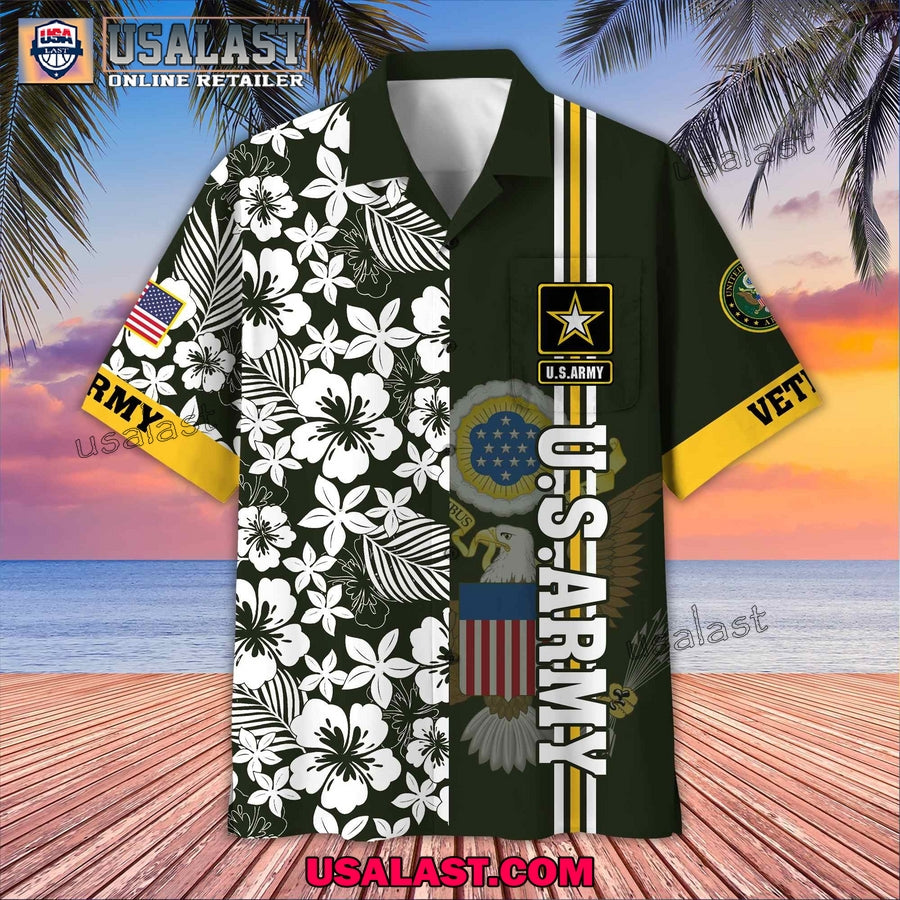 US Army Veterans Memorial Day Hawaiian Shirt