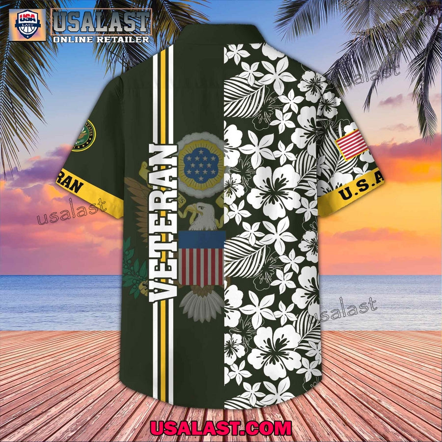 US Army Veterans Memorial Day Hawaiian Shirt