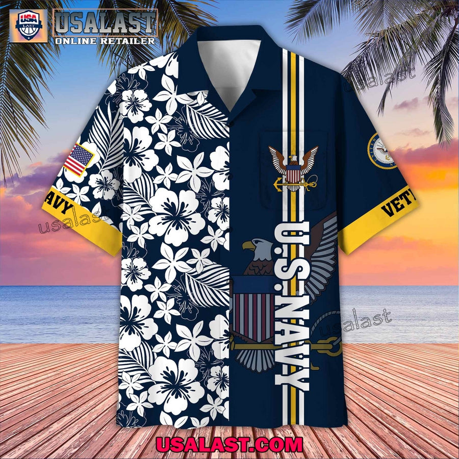 US Navy Veterans Memorial Day Hawaiian Shirt