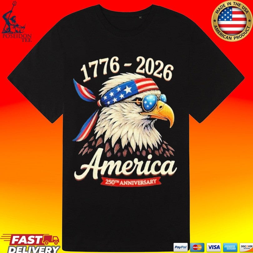 USA 250th Anniversary 1776 2026 T-shirt