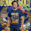 USA Hockey Double Gold 2026 Champions Eagle vs Beaver Graphic T-Shirt