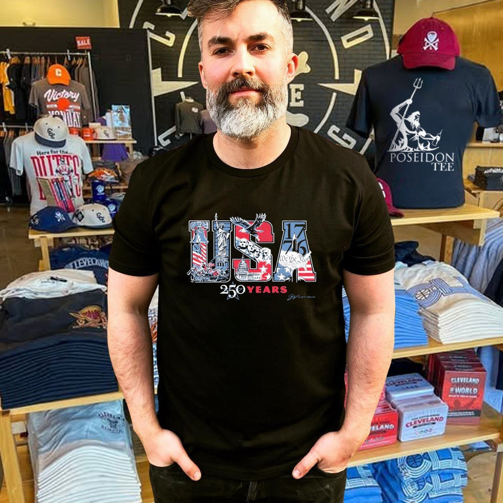Usa We The Leo Icons 250 Years T-shirt