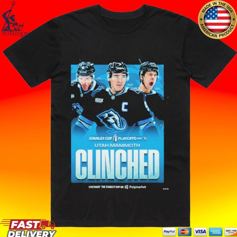 Utah Mammoth Clinched Stanley Player Of Team Player 2026 T-shirt