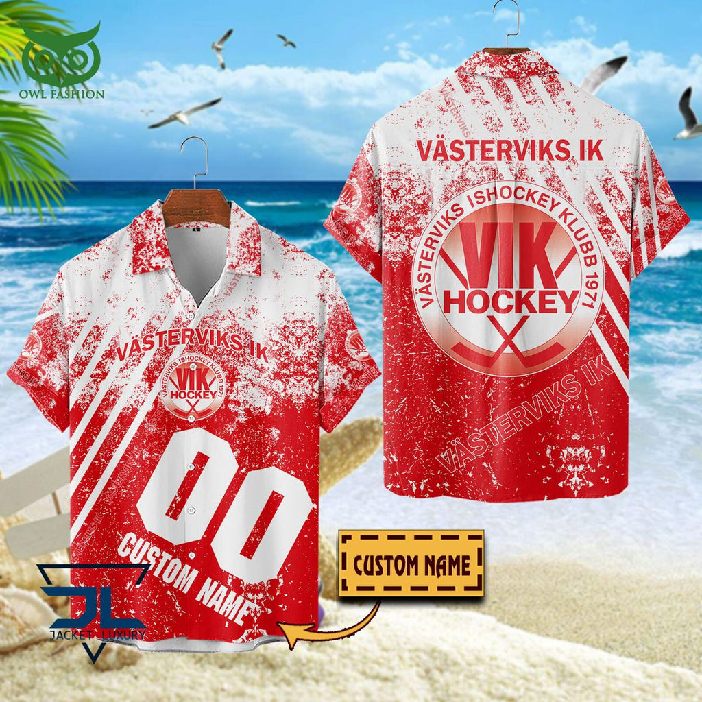 Västerviks IK SHL Personalized 3D Tshirt Polo Hawaiian Shirt