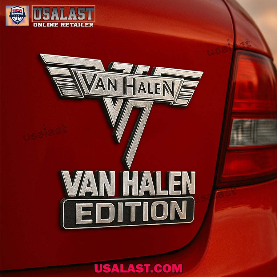 Van Halen Edition Car Emblem Custom 3D Badge