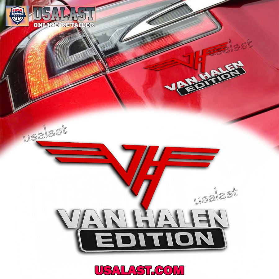 Van Halen Edition Car Emblem Custom 3D Badge