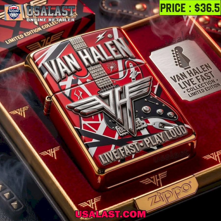 Van Halen Live Fast Edition Lighter Case