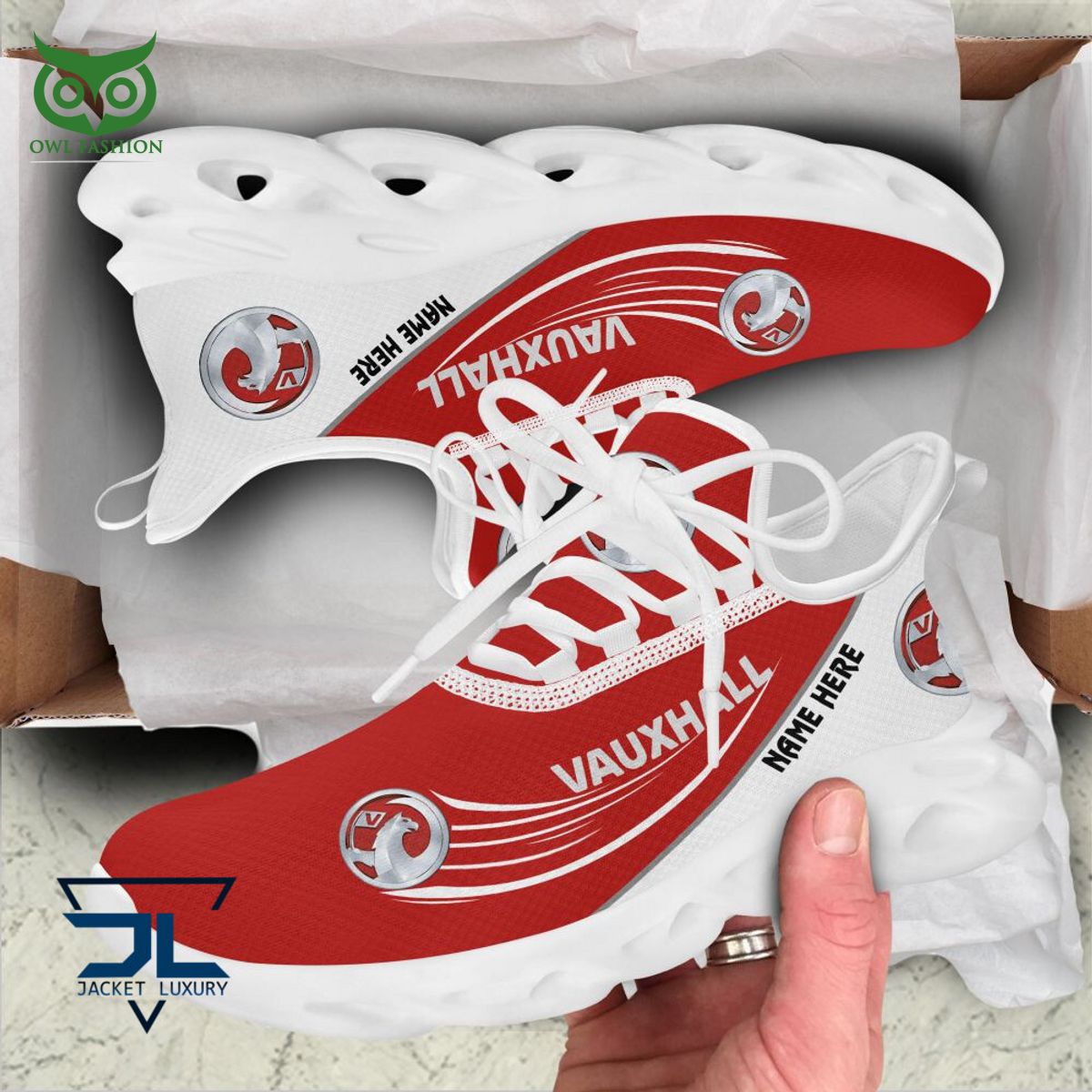 Vauxhall Car Brand Personalized Max Soul Sneakers