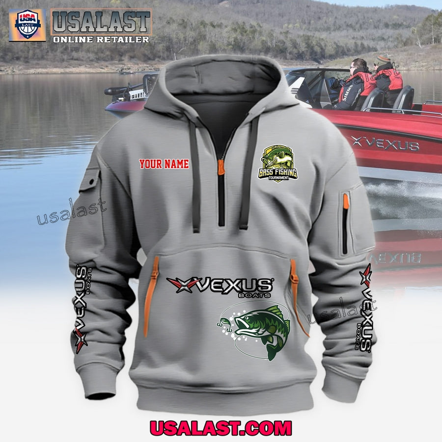 Vexus Boats Fishing Custom Name Heavy Hoodie