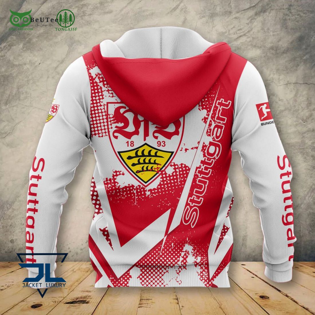 VfB Stuttgart Iheren Namen AOP 3D Shirt Full