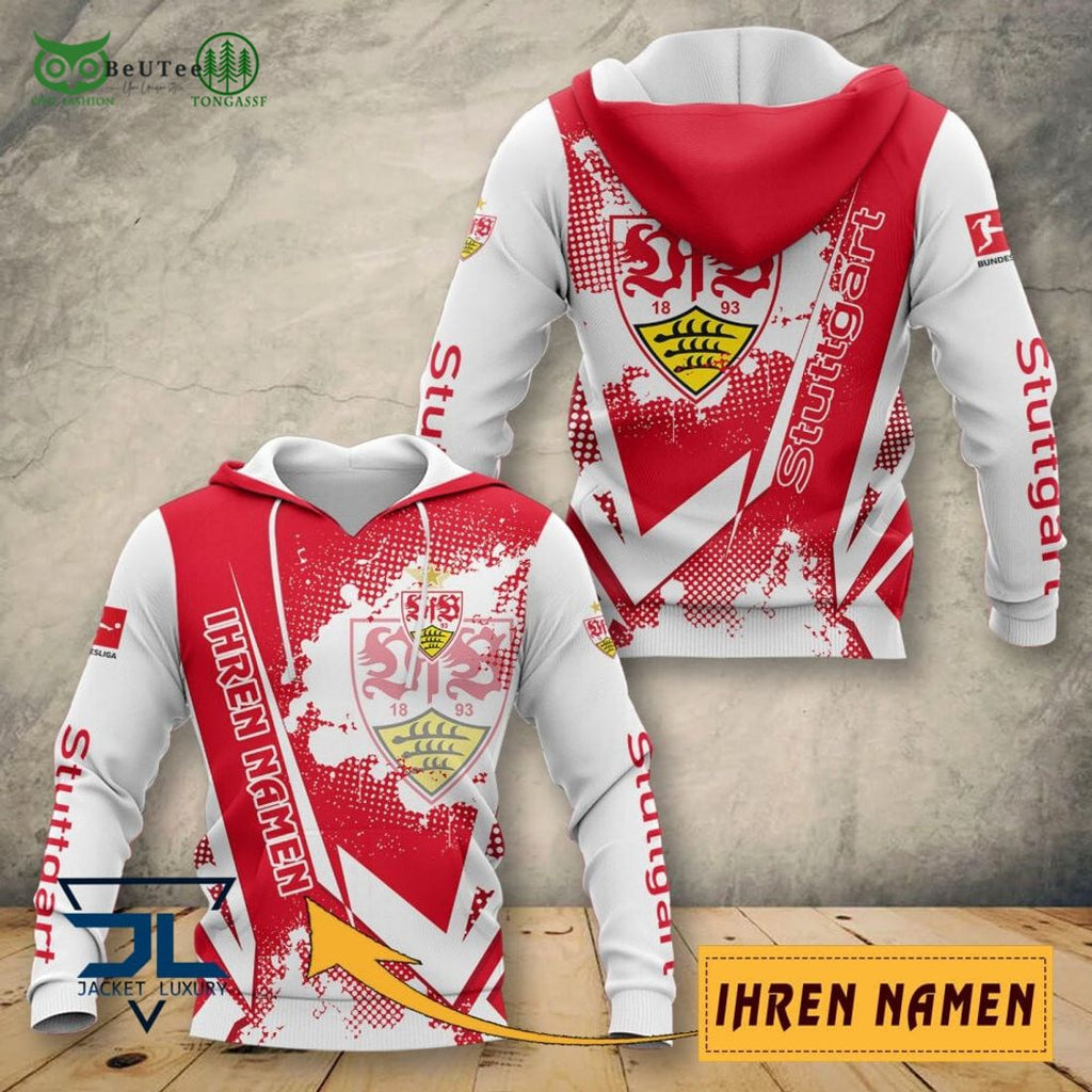 VfB Stuttgart Iheren Namen AOP 3D Shirt Full