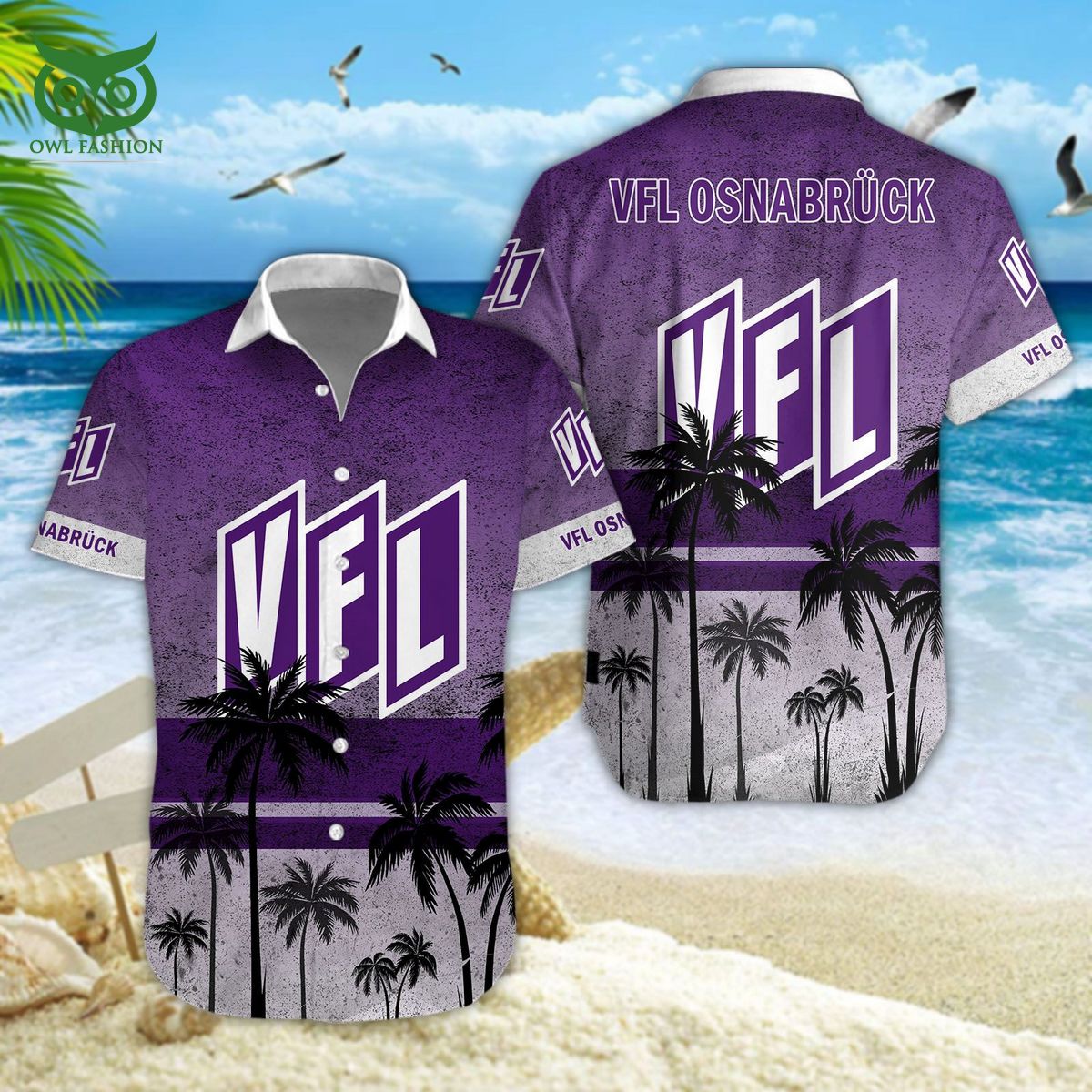 VfL Osnabr?ck Bundesliga Champion 3D Hawaiian Tshirt Shorts
