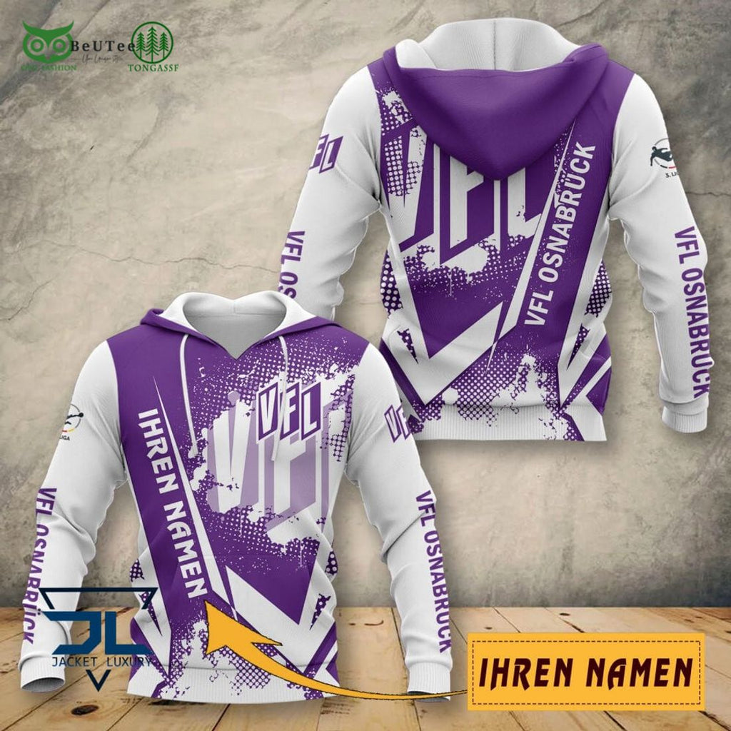VfL Osnabruck Iheren Namen AOP 3D Shirt Full