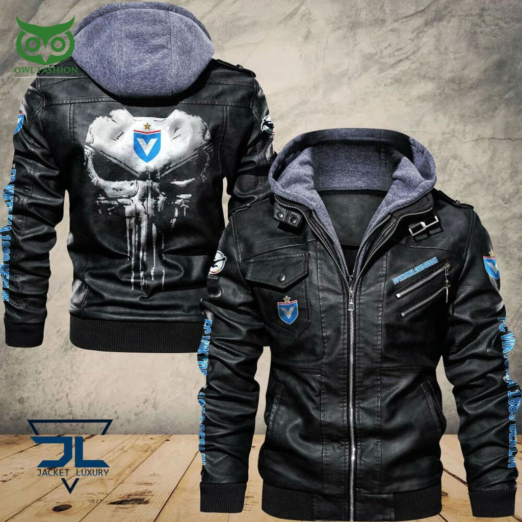 Viktoria Berlin Bundesliga Germany Football Limited Leather Jacket