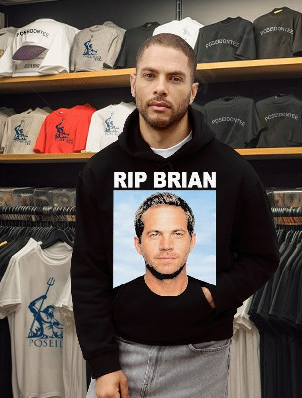 Vin Diesel Rip Brian Paul Walker T-shirt