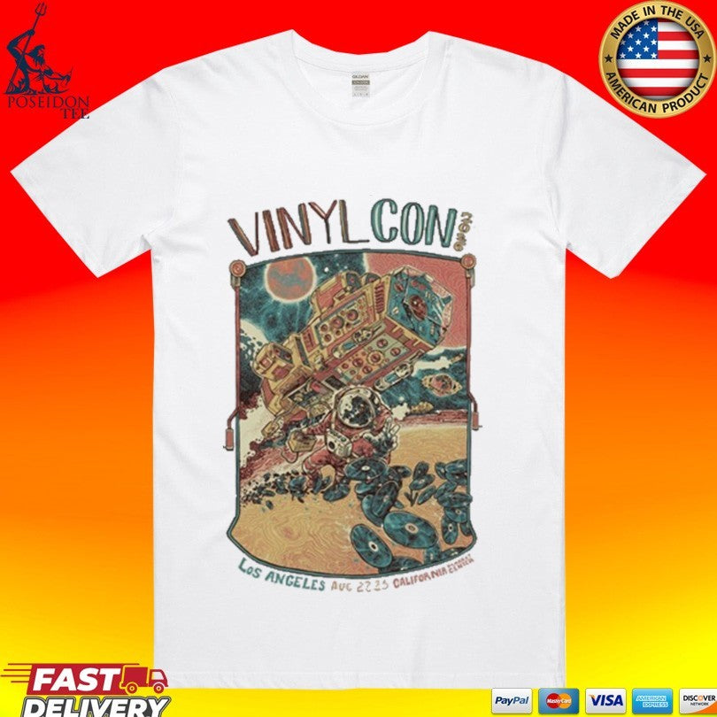 Vinylcon Tour 2026 Los Angeles Ca August 22-23 Event T-shirt