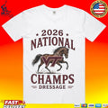 Virginia Tech Hokies 2026 National Champs Dressage Horse T-shirt