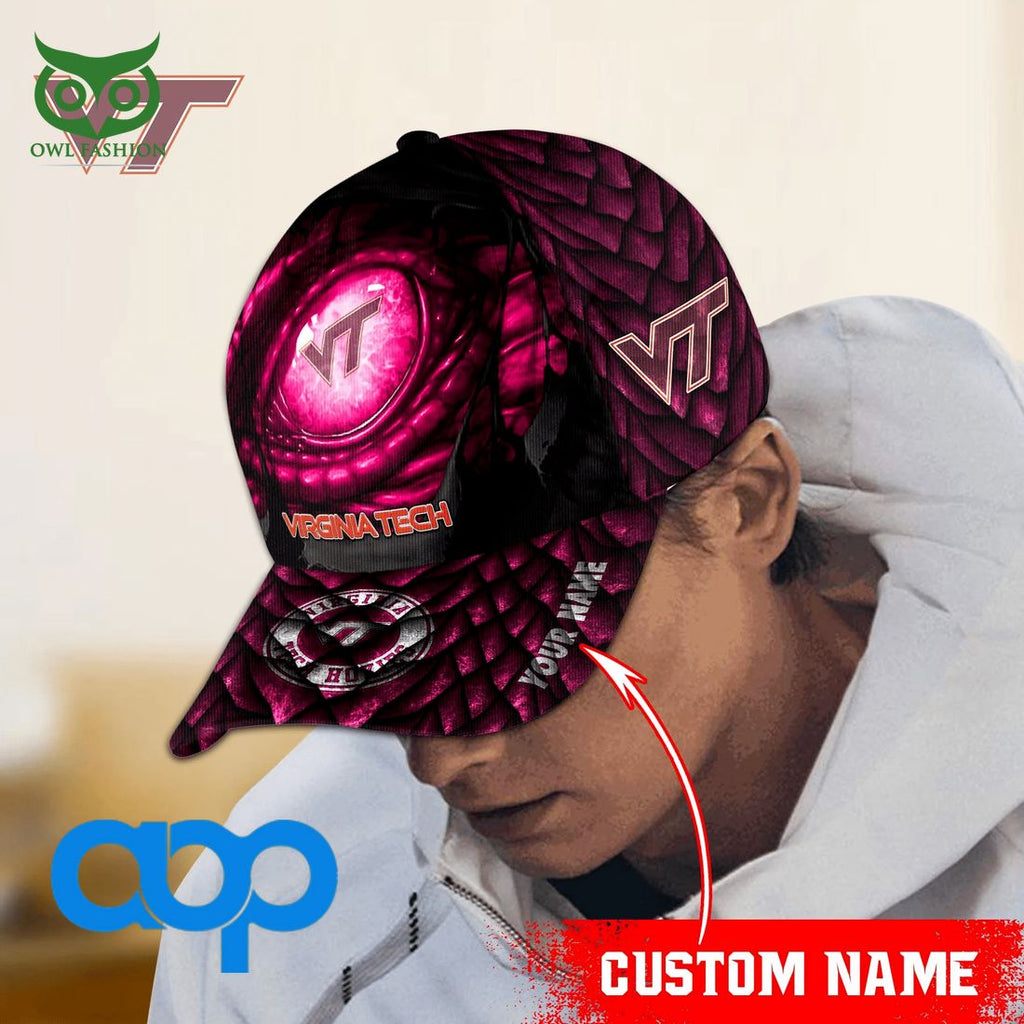 Virginia Tech Hokies NCAA1 Classic Cap Personalized Trend 2023