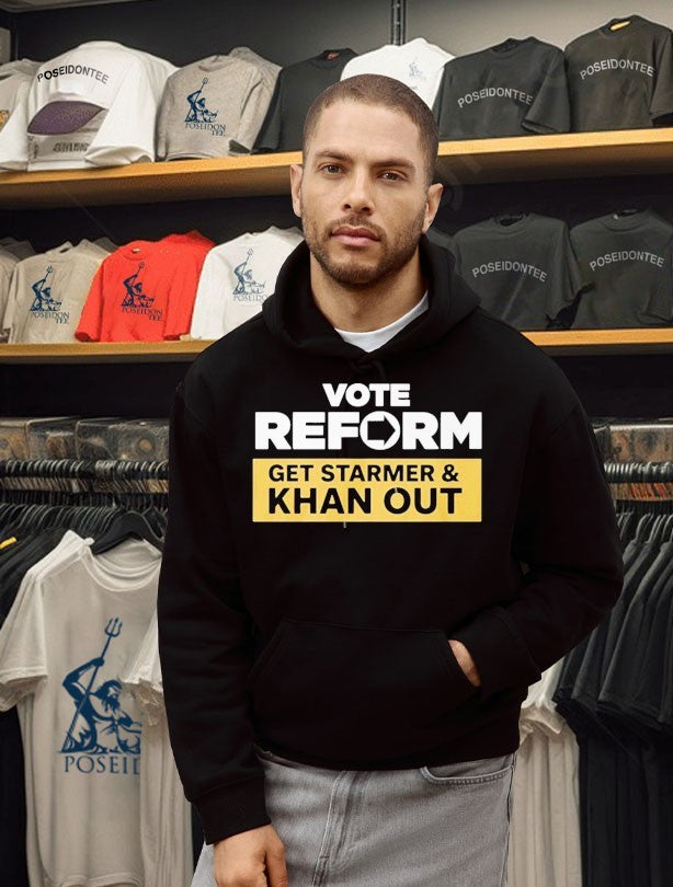 Vote Reform To Get Starmer And Khan Out Reform Uk T-shirt