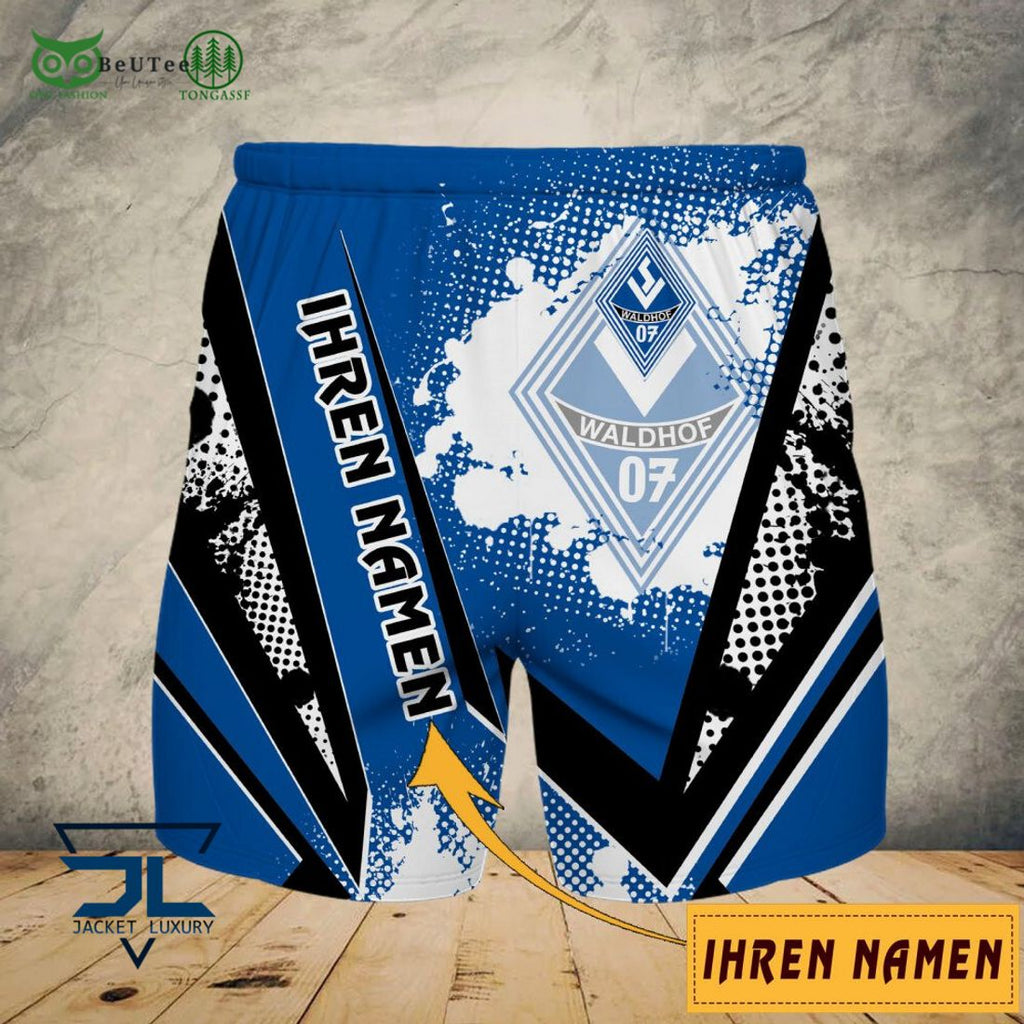 Waldhof Mannheim Iheren Namen AOP 3D Shirt Full