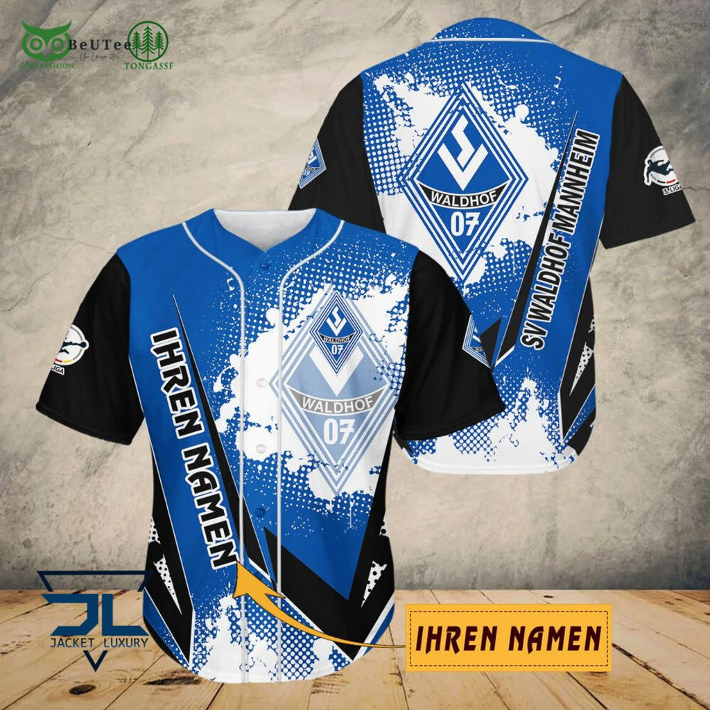 Waldhof Mannheim Iheren Namen AOP 3D Shirt Full